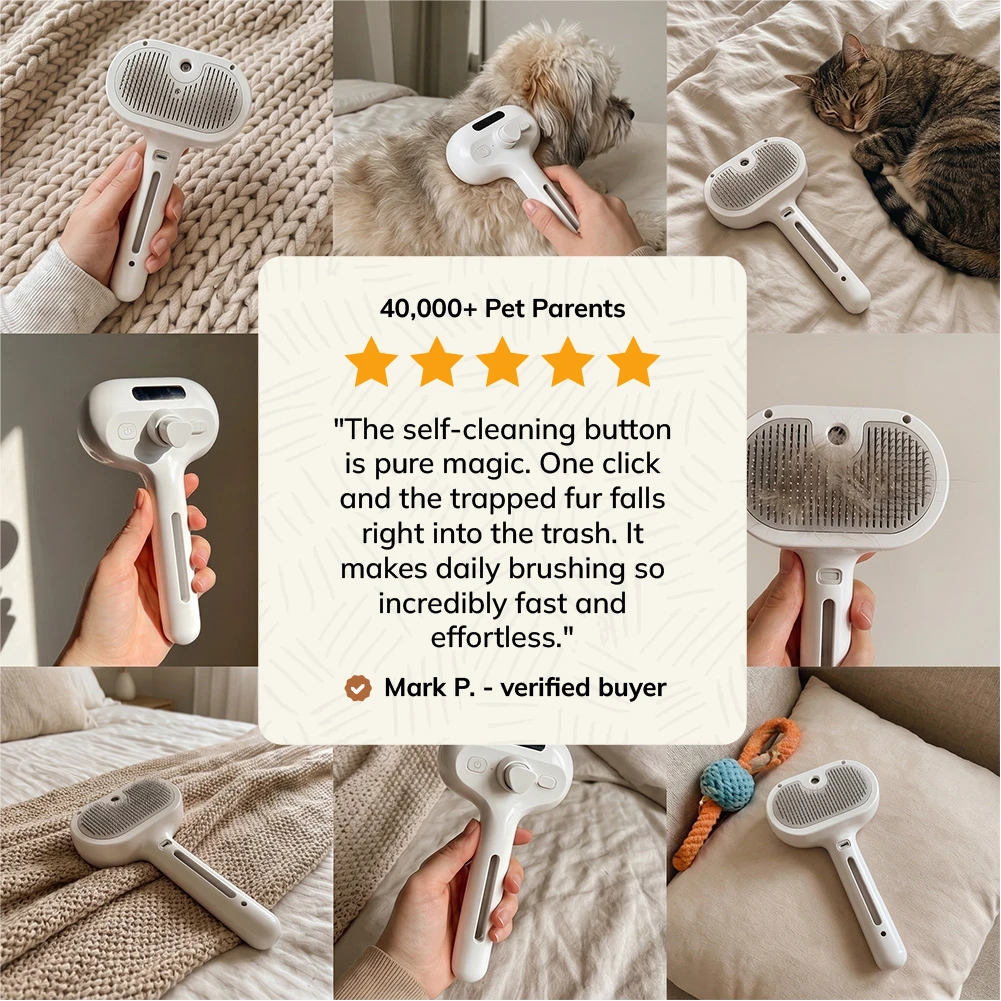 FurryBasics® Pet Grooming Brush