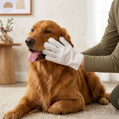 FurryBasics® Plant-Based Pet Bathing Glove Wipes