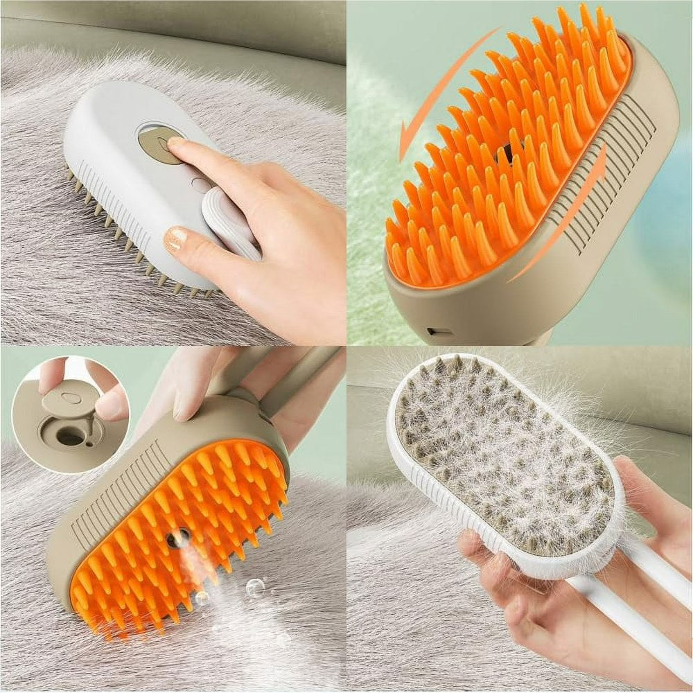FurryBasics® Pet Grooming Mist Brush