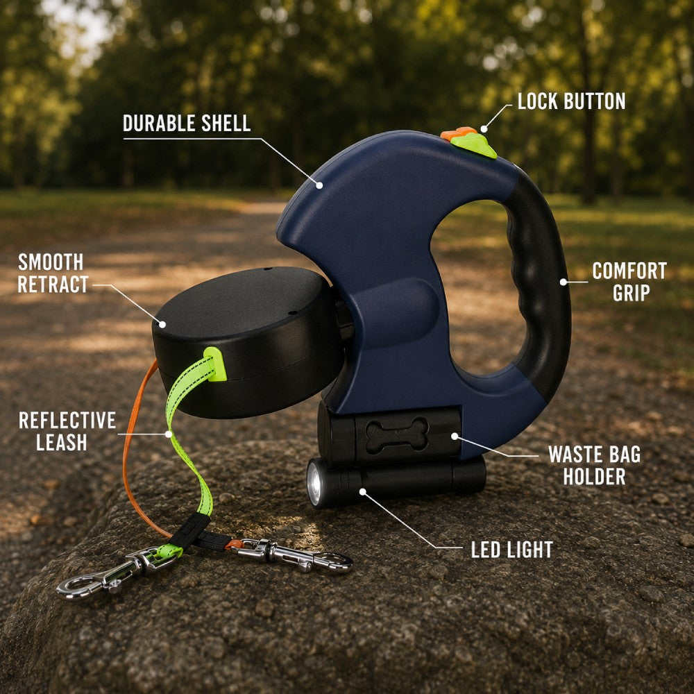 FurryBasics® Dual Dog Leash