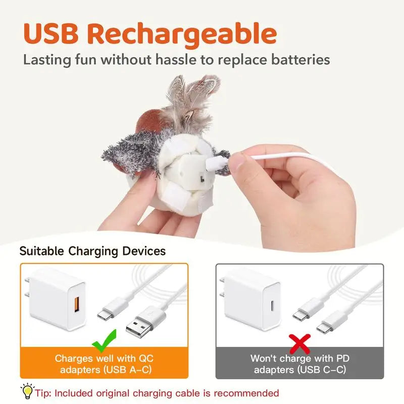 FurryBasics® Flapping Bird